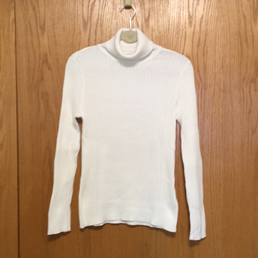 Croft&Barrow fine gauge turtleneck sweater.